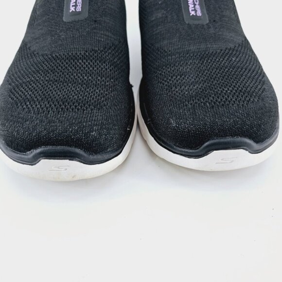 Skechers Gowalk Women's 10  Black Hand Free Slip-on Memory Foam Air-Cool Sneaker - Picture 6 of 9
